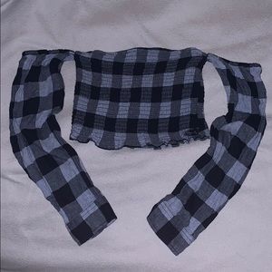 GARAGE cropped flannel